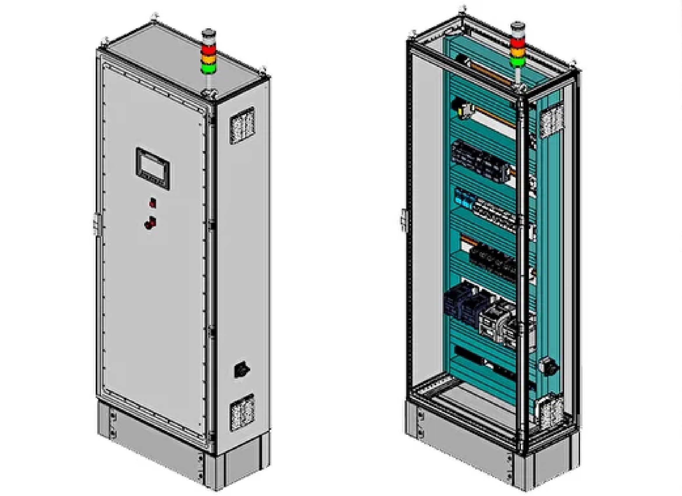 Шкаф управления вентиляцией (в комплекте с документацией на КИП)